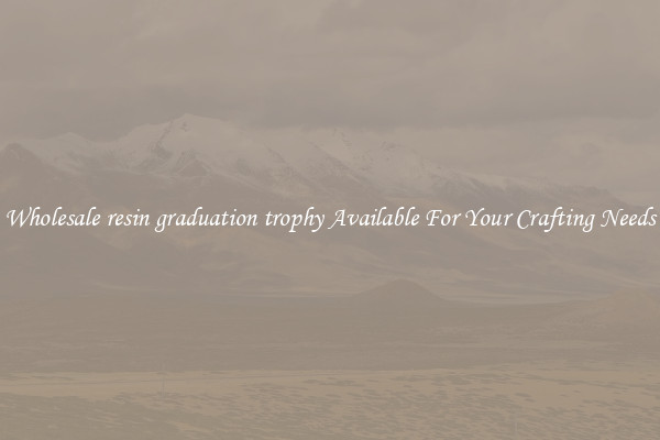 Wholesale resin graduation trophy Available For Your Crafting Needs