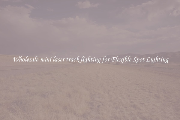 Wholesale mini laser track lighting for Flexible Spot Lighting