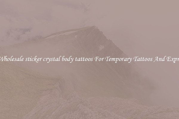 Buy Wholesale sticker crystal body tattoos For Temporary Tattoos And Expression