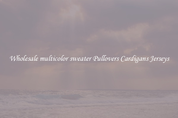Wholesale multicolor sweater Pullovers Cardigans Jerseys