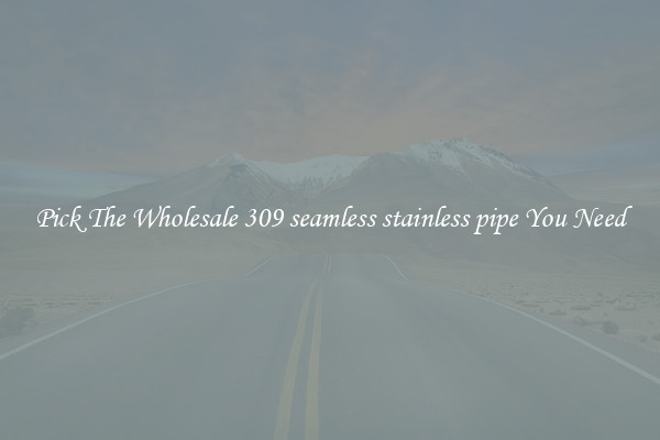 Pick The Wholesale 309 seamless stainless pipe You Need